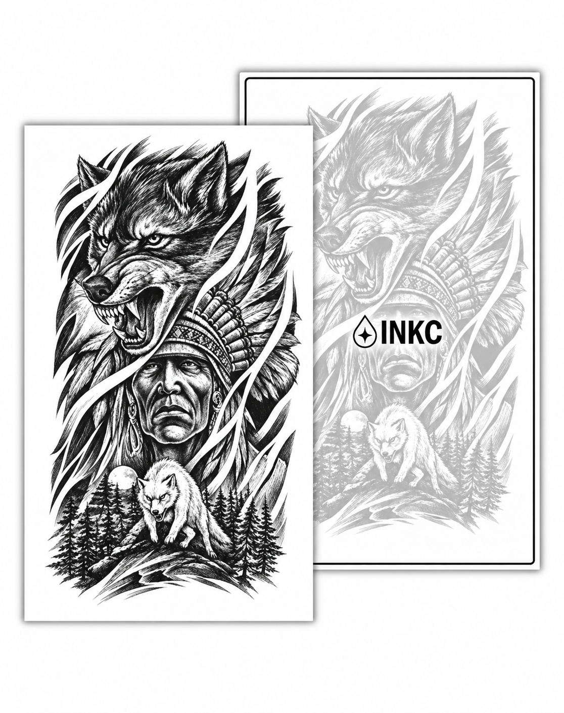 Wolf en Krijger – INKC GZ-1095