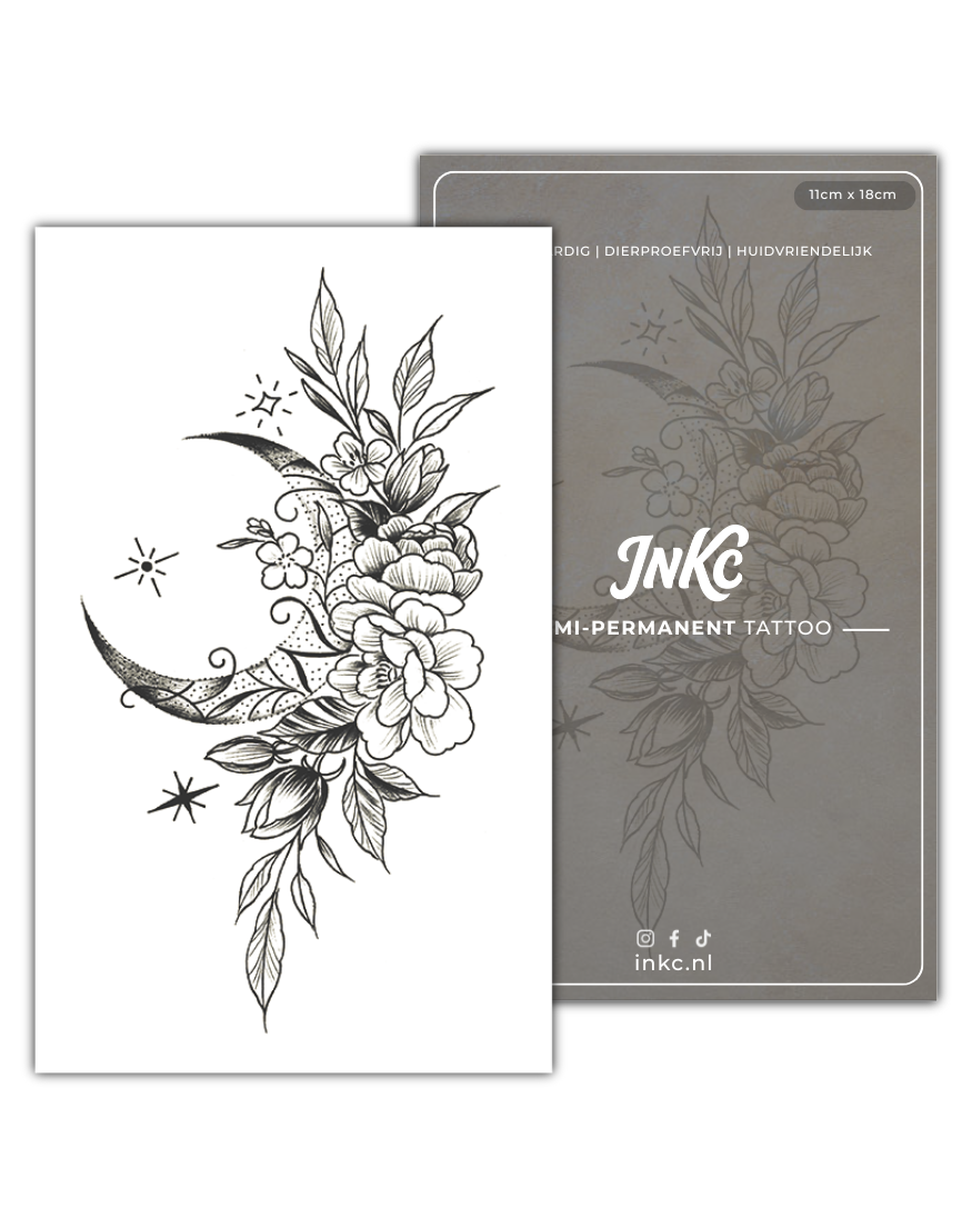 Maan met Bloemenslinger