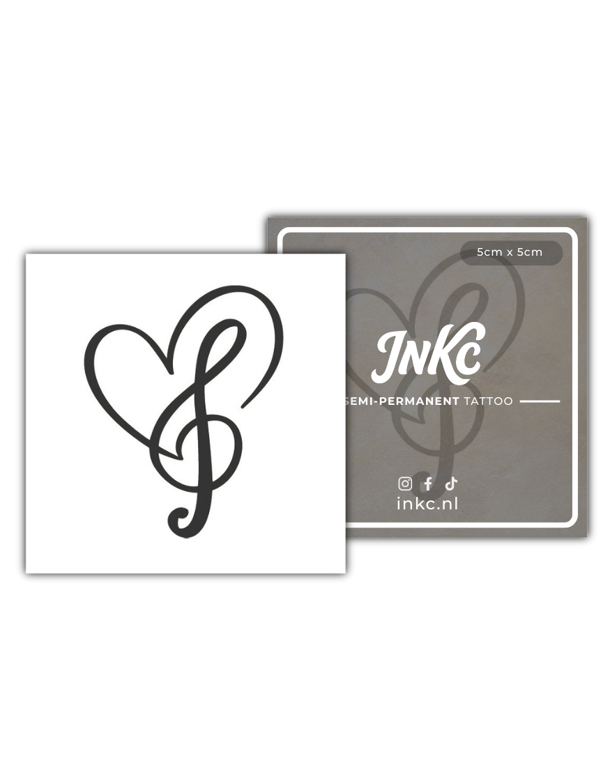 Muzieknoot in Hartje