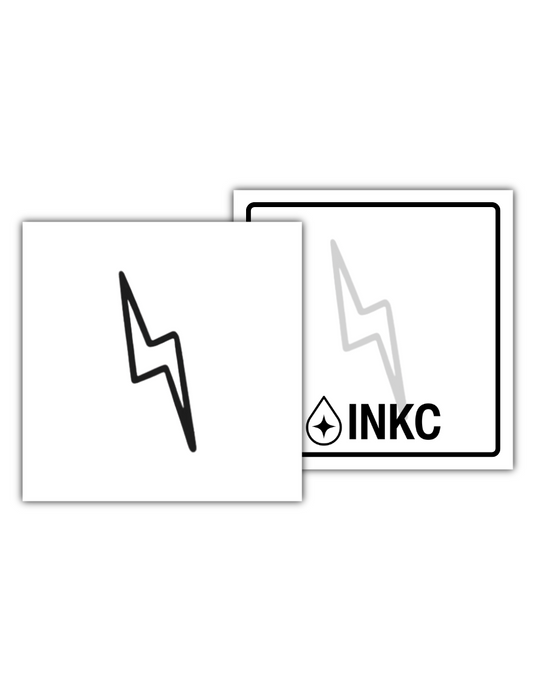 Minimalistische Bliksem