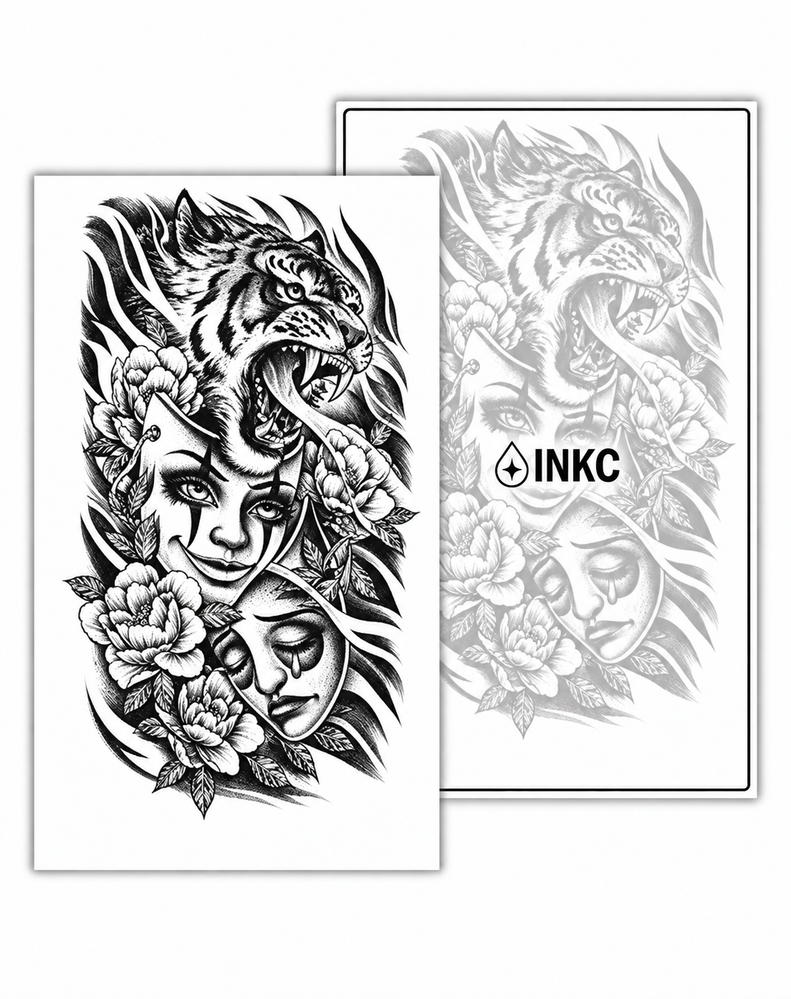 Tijger, Vrouw en Masker – INKC GZ-1090
