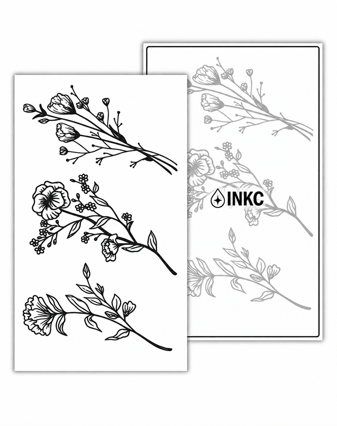 Fijne Bloementakjes Set – INKC GZ-146