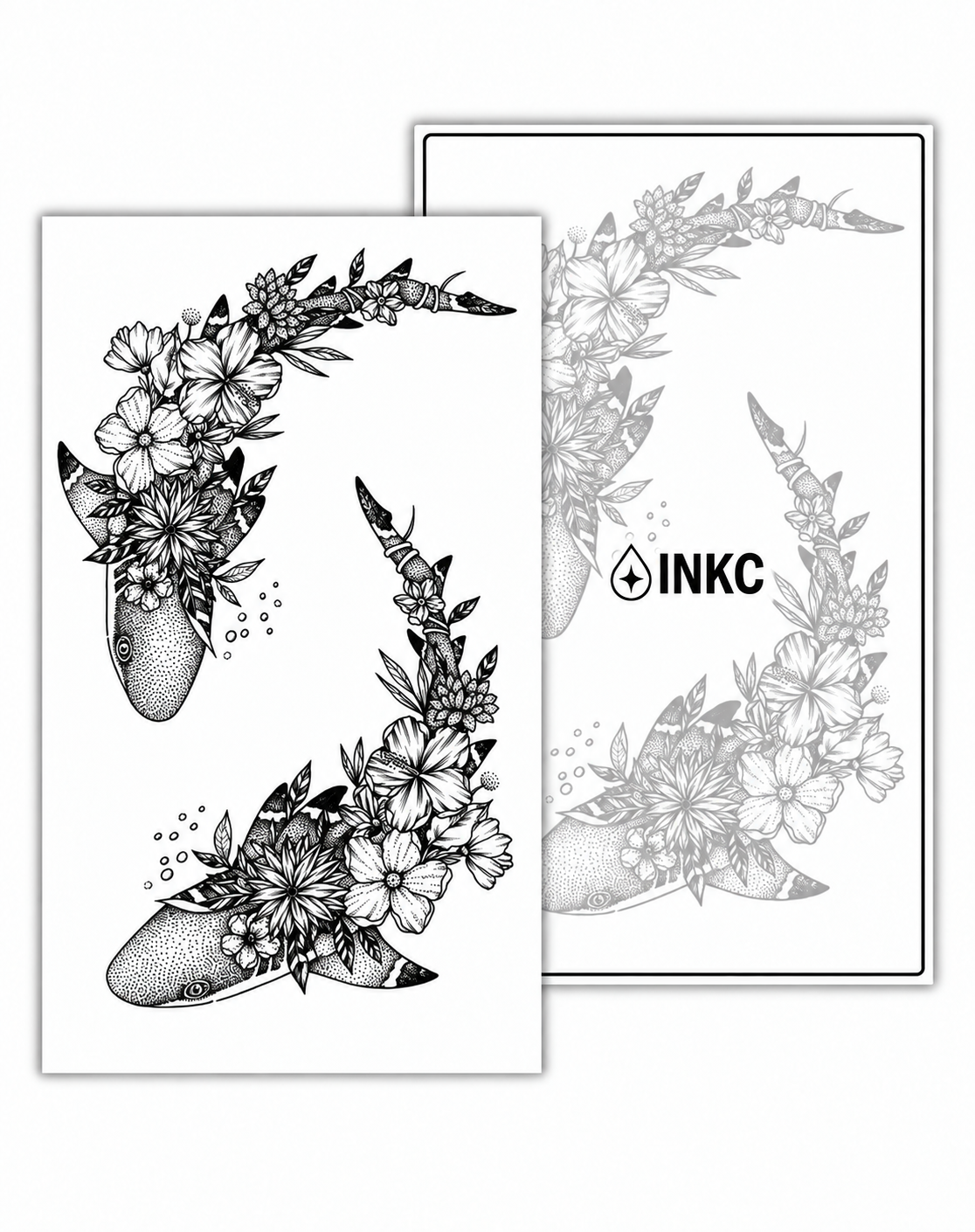 Haaien met Bloemen Set – INKC GZ-213