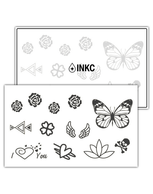 Vlinder Bloem Set