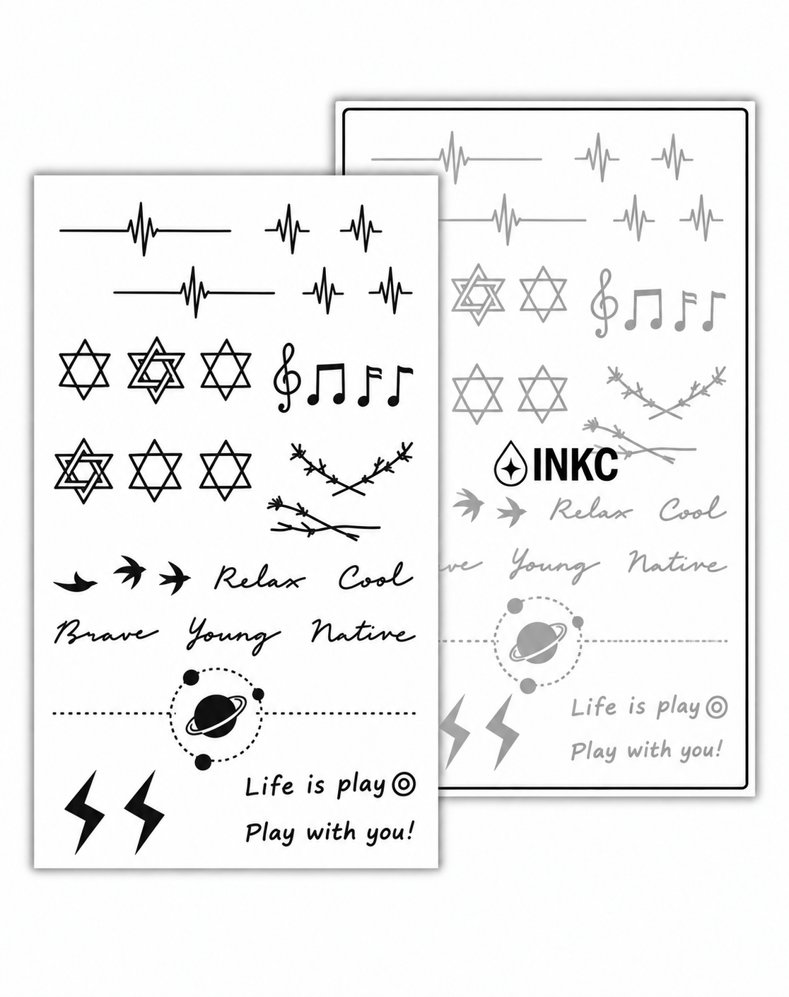 Mini Muziek en Symbolen Set – INKC GZ-402