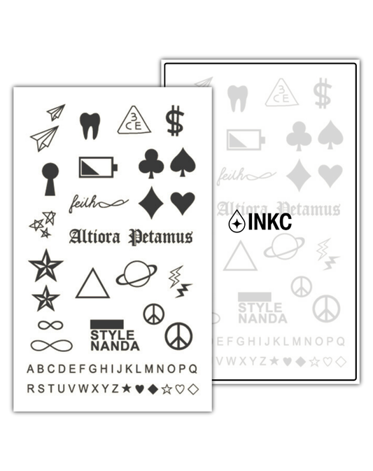 Teken en Letters Set