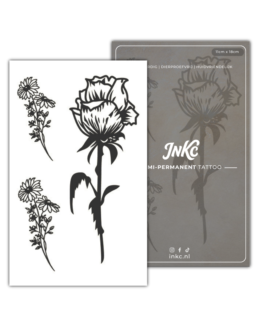 Bloemen Duo Roos