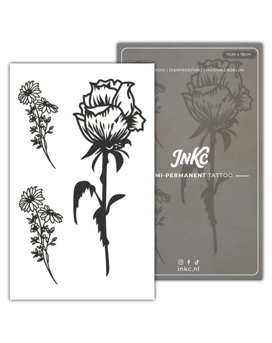 Bloemen Duo Roos