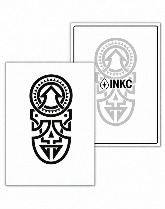 INKC GZX-103 Tribal Totem tijdelijke tattoo, 8 x 11 cm