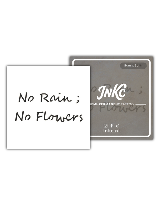 No Rain No Flowers
