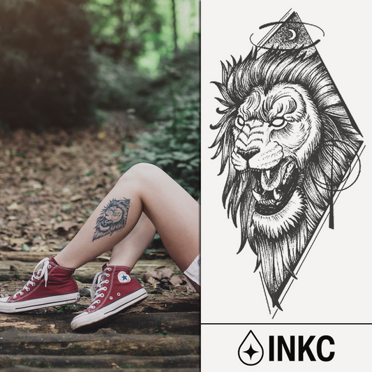 Tijdelijke Tattoo Leeuw