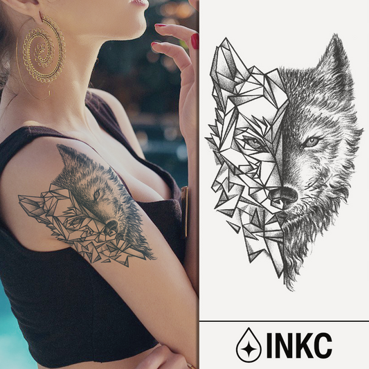 Geometrische Wolf Line