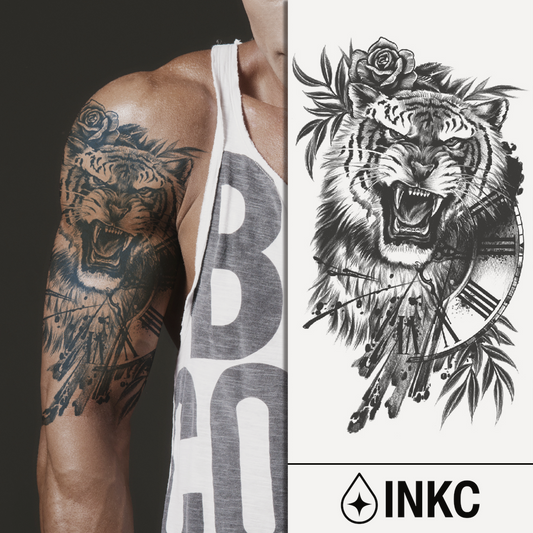 Tijger met klok