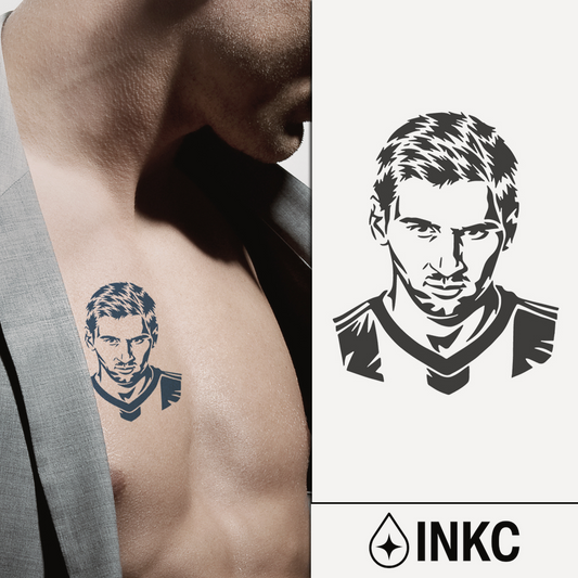 Messi Tattoo Sticker 