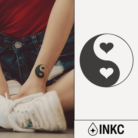 Yin Yang Liefde Tattoo