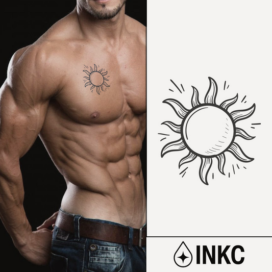 Tijdelijke Tattoo Zon 