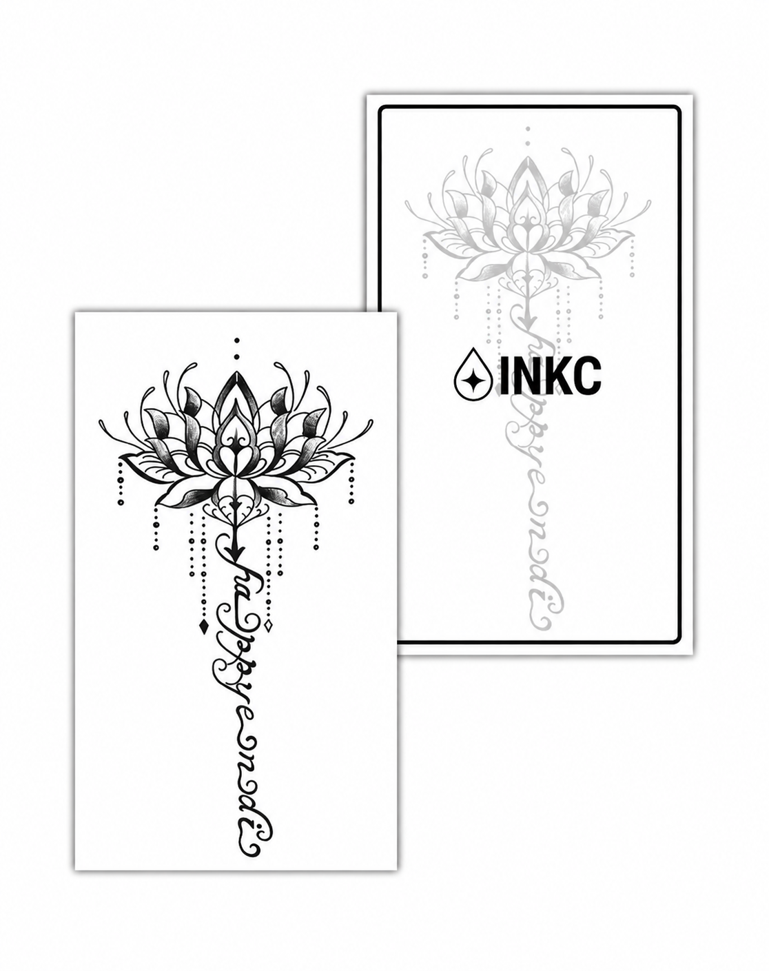 Lotus met Sierletters – INKC GZS-139